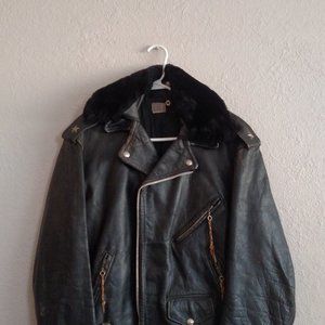 VINTAGE 1950's BECK LEATHER MOTORCYCLE JACKET